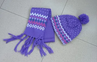 Gorro y bufanda niñ@s