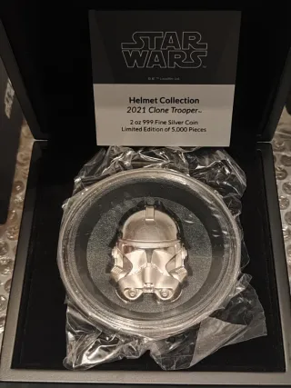 Moneda plata Star Wars 2oz 2021