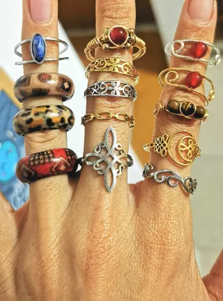 Anillos acero inoxidable