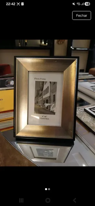 Moldura prateada 10×15