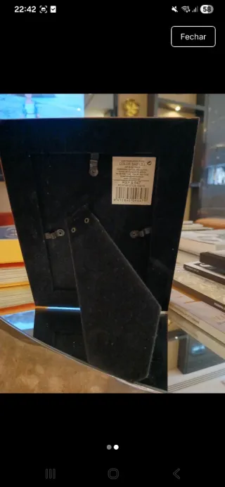 Moldura prateada 10×15