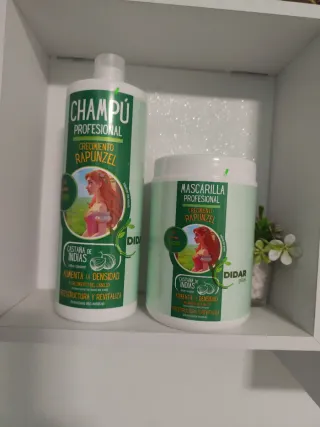 Champú y mascarilla Rapunzel crecimiento