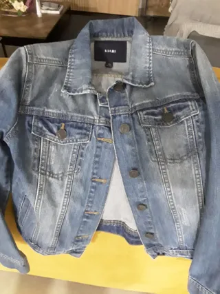 Chaqueta vaquera chica,talla 12 ,marca Kiabi