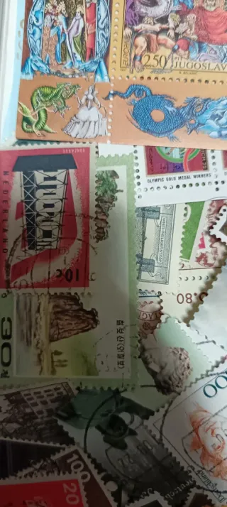 500 sellos de todo el mundo sin repetir