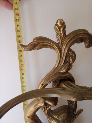 Paragüero de bronce antiguo