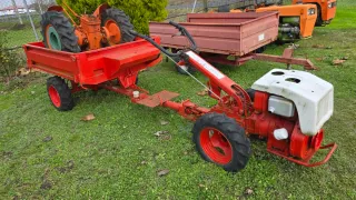 Motocultor lander diesel con remolque traccion