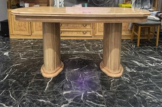Mesa de salón extensible madera