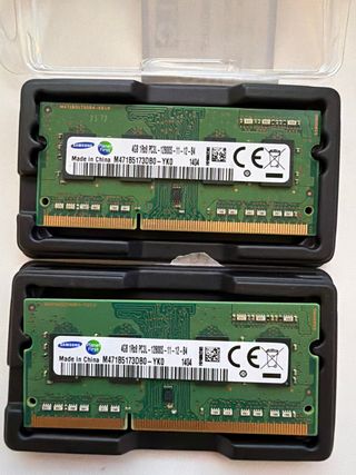 Samsung 8GB(4x2) DRR3 12800S SODIMM Memoria