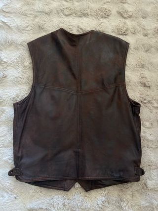 chaleco cuero de oveja