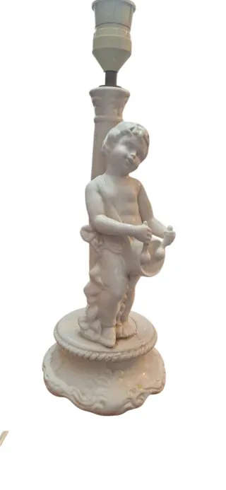Lampada Con Putto Capodimonte