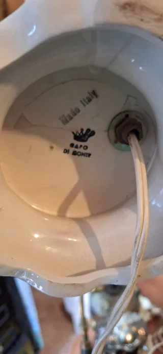 Lampada Con Putto Capodimonte