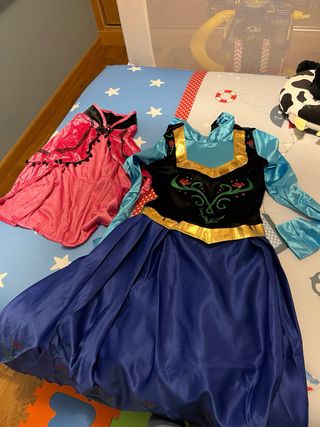 Disfraz princesa anna talla M y talla XL