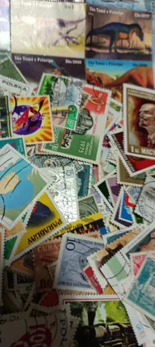 500 sellos de todo el mundo sin repetir