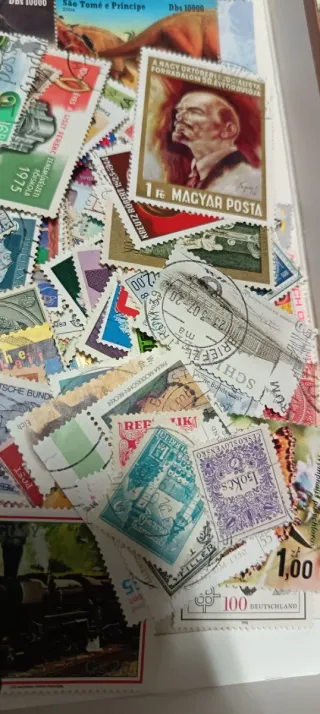 500 sellos de todo el mundo sin repetir