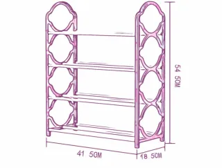 Scarpiera piccola e leggera: 20*7*16 pollici