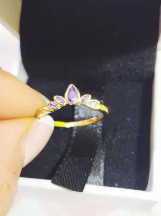 Anillo Tiara de la Reina Anna de Frozen de Disney