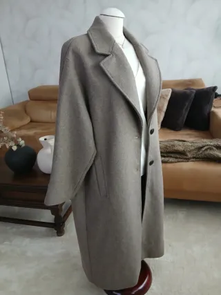 Abrigo Con Lana Zara