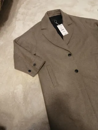 Abrigo Con Lana Zara