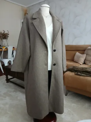 Abrigo Con Lana Zara