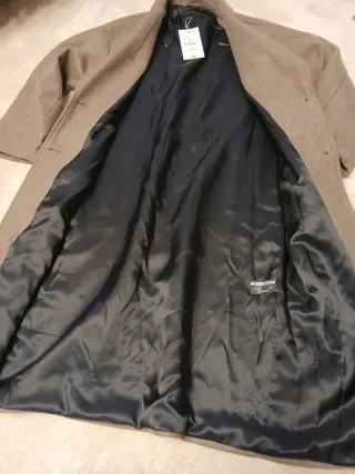 Abrigo Con Lana Zara