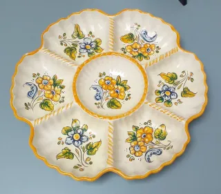 Pareja de platos cerámica Talavera