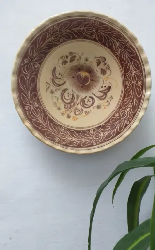 Pareja de platos cerámica Talavera