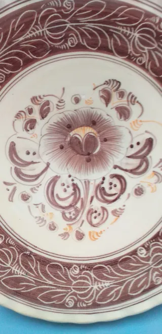 Pareja de platos cerámica Talavera