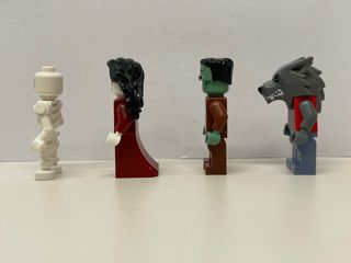 4 Minifiguras del set Lego haunted Mansion 31167