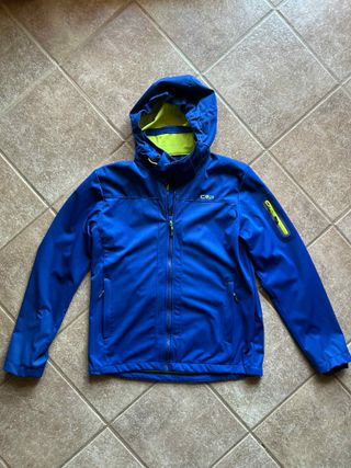 Giacca outdoor Softshell CMP Blu & Lime Taglia 48