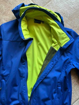 Giacca outdoor Softshell CMP Blu & Lime Taglia 48