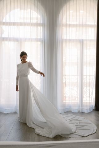 Vestido Novia Rosa Clará 2025