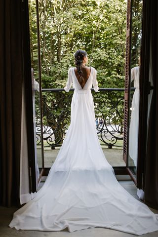 Vestido Novia Rosa Clará 2025