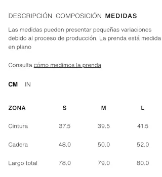 Falda ante piel zara T/M
