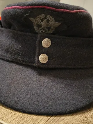 Militaria M 43 Boné da polícia civil Wehrmacht