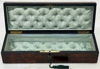 ANTIGUA CAJA GUANTERA NAPOLEÓN FRANCIA SIGLO XIX