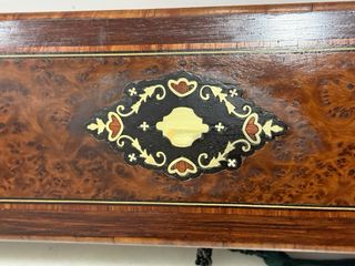 ANTIGUA CAJA GUANTERA NAPOLEÓN FRANCIA SIGLO XIX