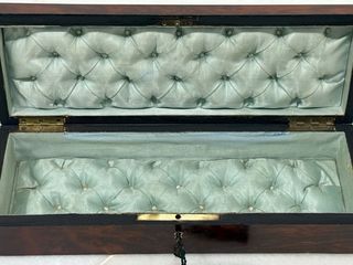 ANTIGUA CAJA GUANTERA NAPOLEÓN FRANCIA SIGLO XIX