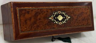 ANTIGUA CAJA GUANTERA NAPOLEÓN FRANCIA SIGLO XIX