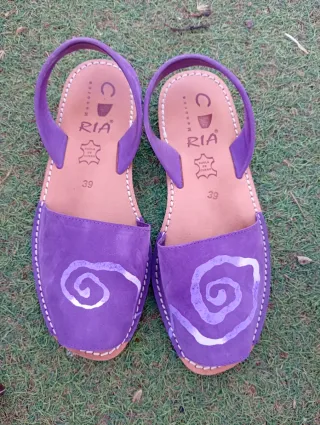 Sandalias menorquina sin usar