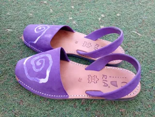 Sandalias menorquina sin usar