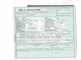 Lexus 422750-2002 ventilador radiador rx 3.5 35526