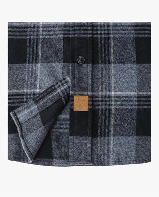 Camisa de franela hombre gris oscuro. A estrenar