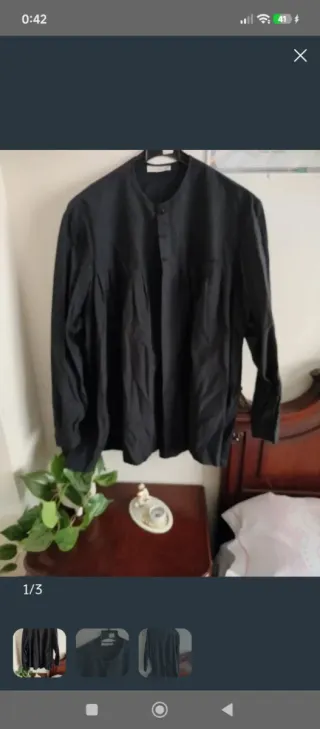 Blusón negro fallero o festero