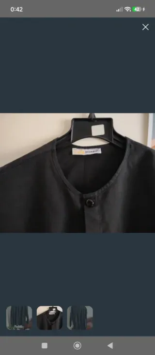 Blusón negro fallero o festero