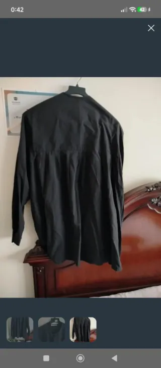 Blusón negro fallero o festero