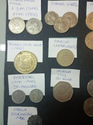 Lote monedas variado