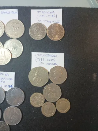 Lote monedas variado