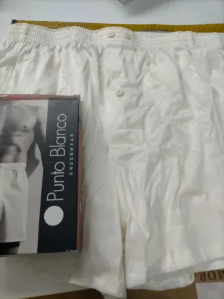 Boxer algodón 100% Punto Blanco Hilo Escocia L 52