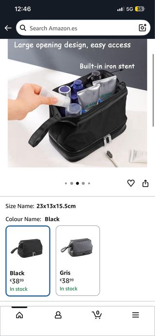 Bolsa Cosmética Impermeable Portátil, Bolsa viaje