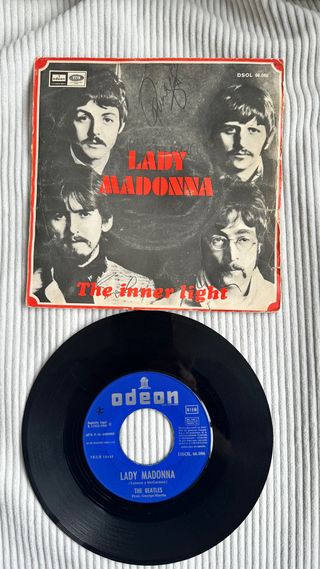 Beatles sg Lady Madonna Ed. España